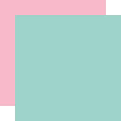 Echo Park Welcome Easter Cardstock - Teal/Pink